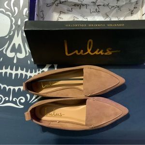 Lulus camel color flats 7.5